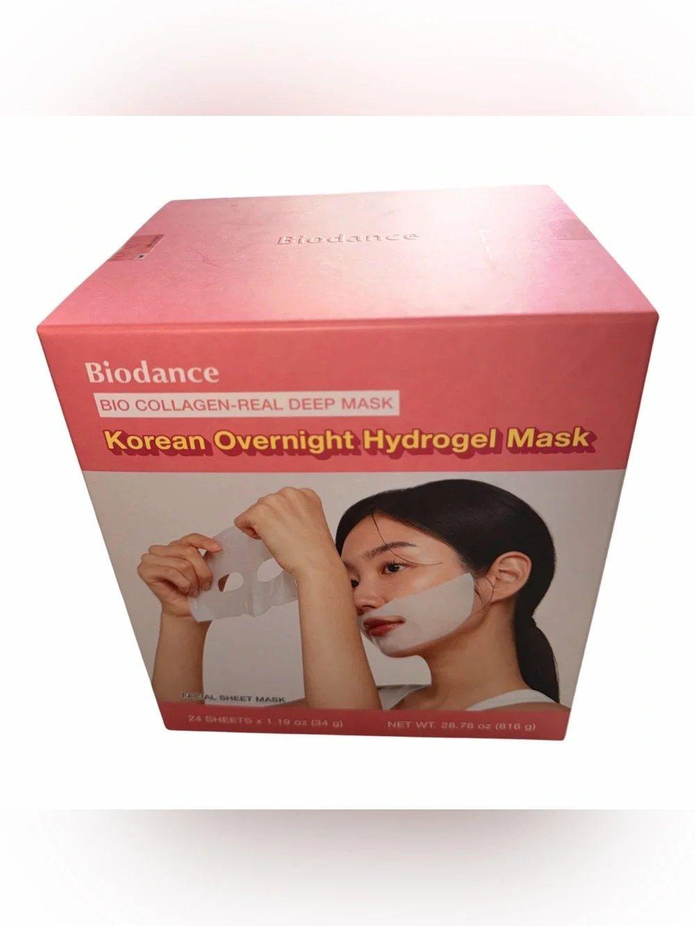 NEW Biodance Korean Overnight Hydrogel Face Mask 24 Sheets, Deep Collagen Sealed